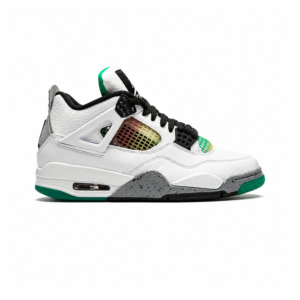Air Jordan 4 Retro Lucid Green Rasta