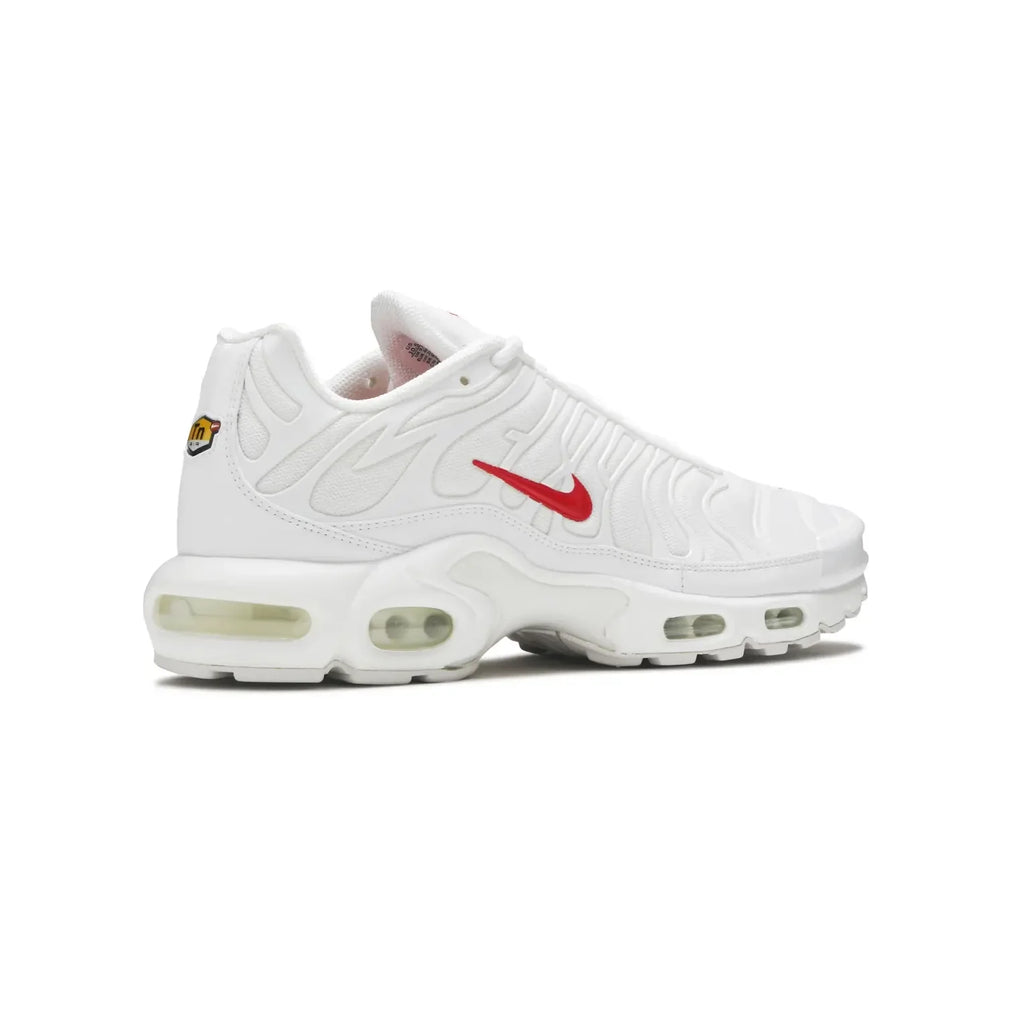 Nike Air Max Plus x Supreme White Speed Red