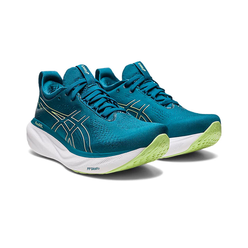 ASICS Gel-Nimbus 25 Ink Teal Lime Green