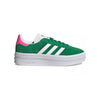 Adidas Gazelle Bold Green Lucid Pink