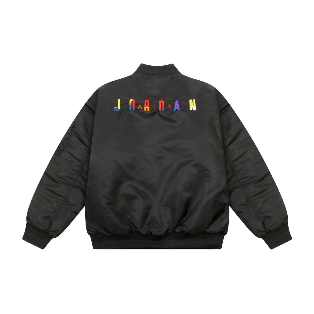 Jordan Bomber Dark Black