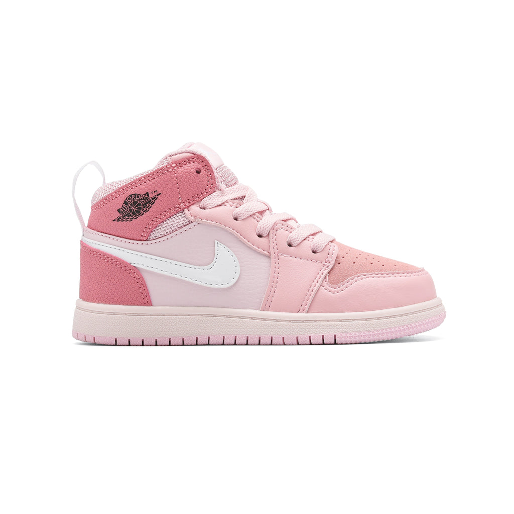 Nike Kids Air Jordan 1 Mid Pink Quartz