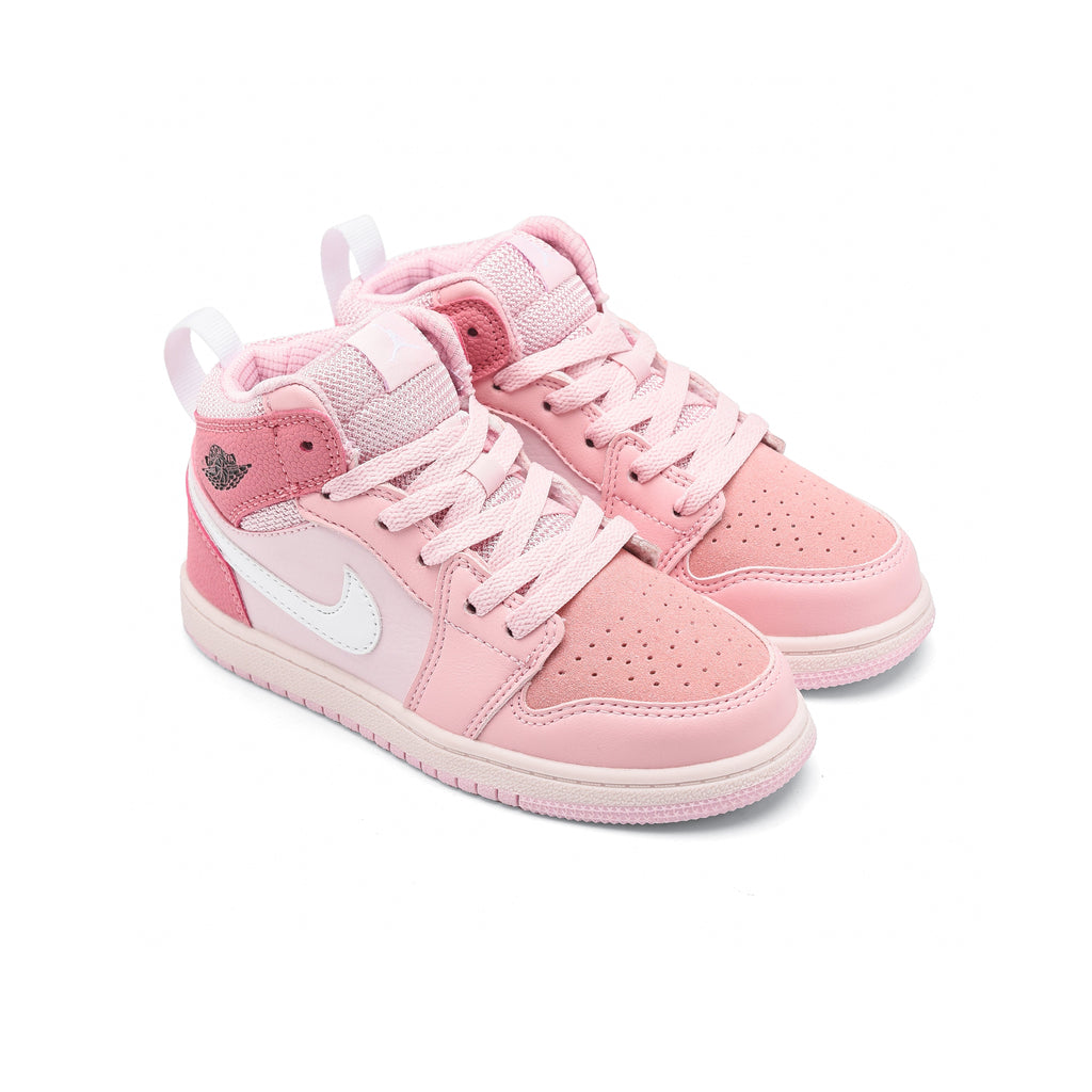 Nike Kids Air Jordan 1 Mid Pink Quartz