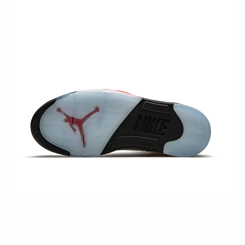 Air Jordan 5 Retro Fire Red Silver Tongue