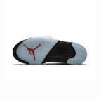 Air Jordan 5 Retro Fire Red Silver Tongue