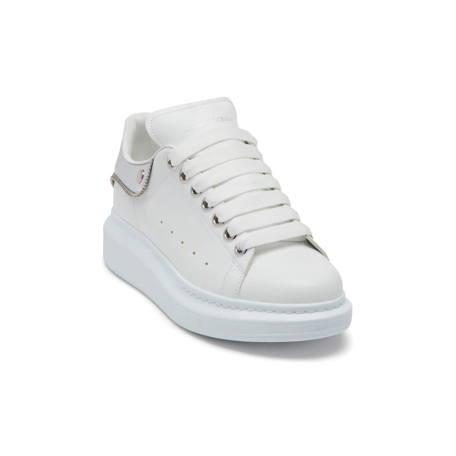 Alexander McQueen Oversized White Silver