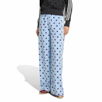 Adidas Women's Satin Polka Dots Wide Leg Pant Clear Sky