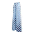 Adidas Women's Satin Polka Dots Wide Leg Pant Clear Sky