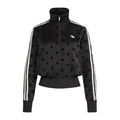 Adidas Women's Satin Polka Dots TT Track Jacket Black