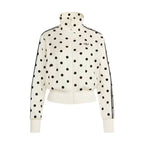 Adidas Women's Satin Polka Dots TT Track Jacket Off White