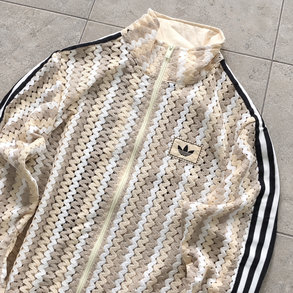 Adidas Originals Women's Summer Glow Firebird Track Top Wonder White