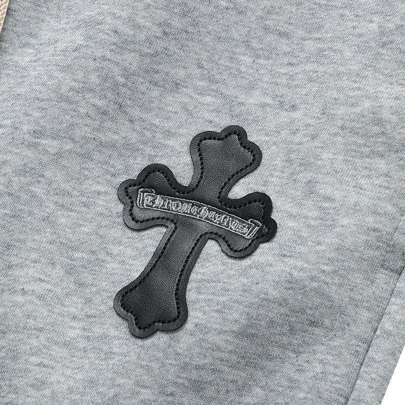 Chrome Hearts Pants Cotton Multicross Grey