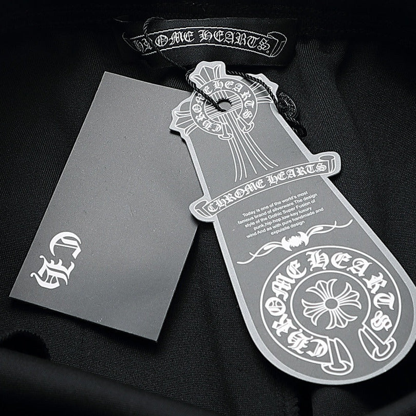 Chrome Hearts Pants Cotton Multicross Black