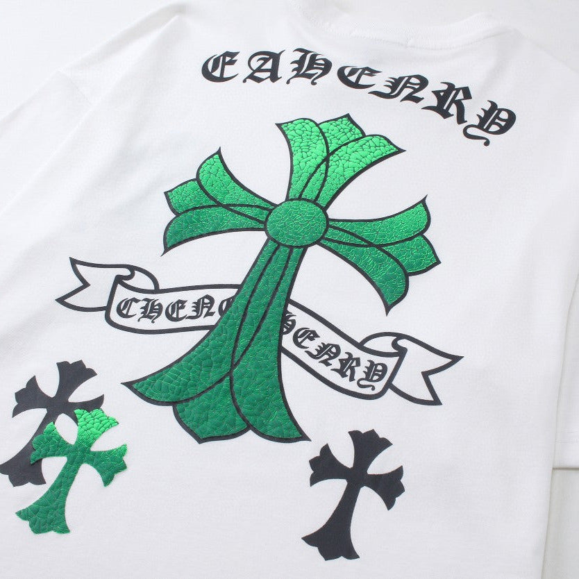 Chrome Hearts T-Shirt Sanscrit Cross White