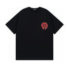 Chrome Hearts T-Shirt Red Horse Shoe Logo Pocket Black