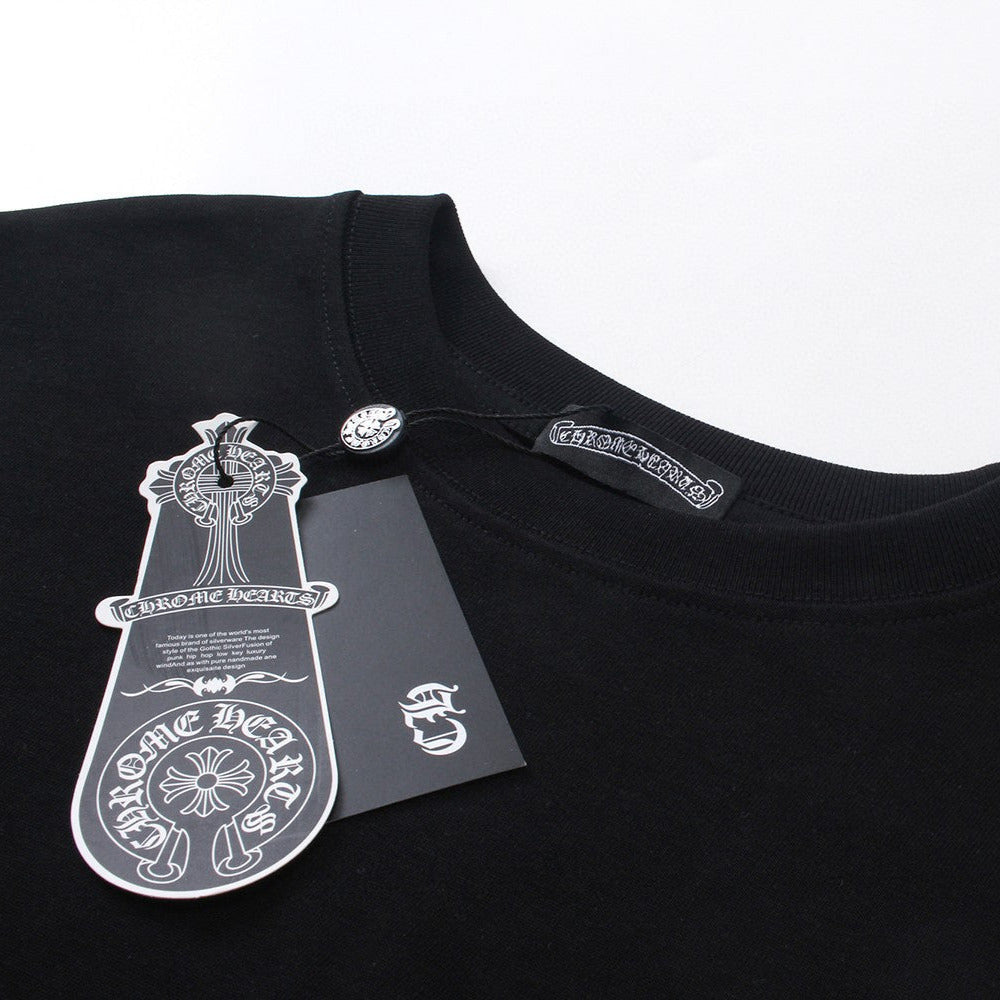 Chrome Hearts T-Shirt Horse Shoe Logo x Cross Black