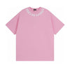 Chrome Hearts T-Shirt Necklogo Back Printed Cross Pink