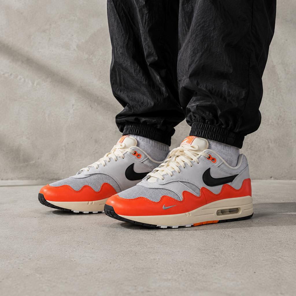 Nike Air Max 1 Patta Waves Hyper Crimson Pure Platinum