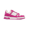 Louis Vuitton LV White Pink Leather