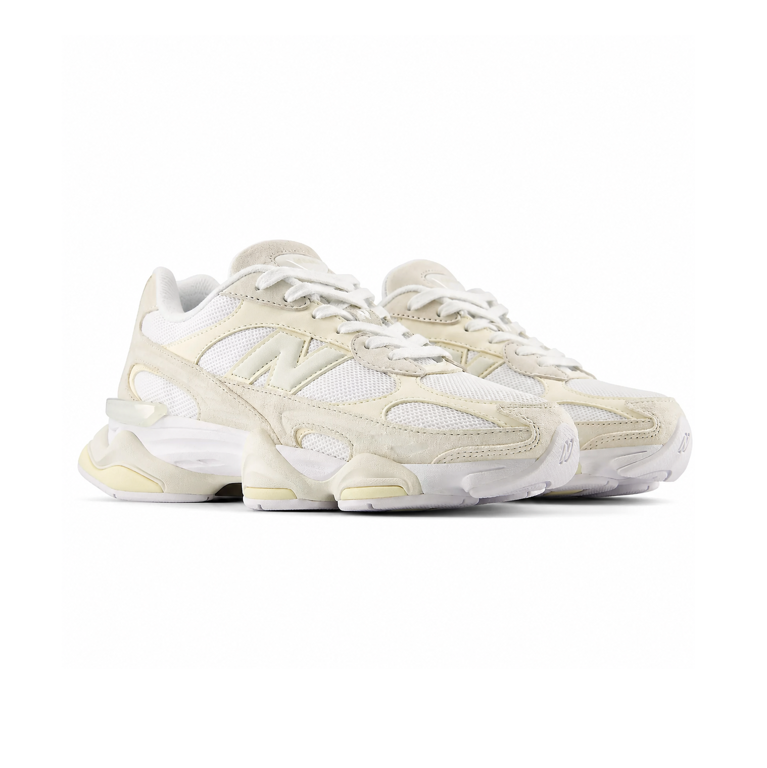 New Balance 9060R Beige White Suede Mesh