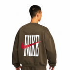 Nike Sportswear Therma-FIT Pegasus CNY Crew Sweatshirt Brown