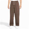 Nike Standard Therma FIT Men's Fleece Lined Straight Leg Basketball Pants Brown