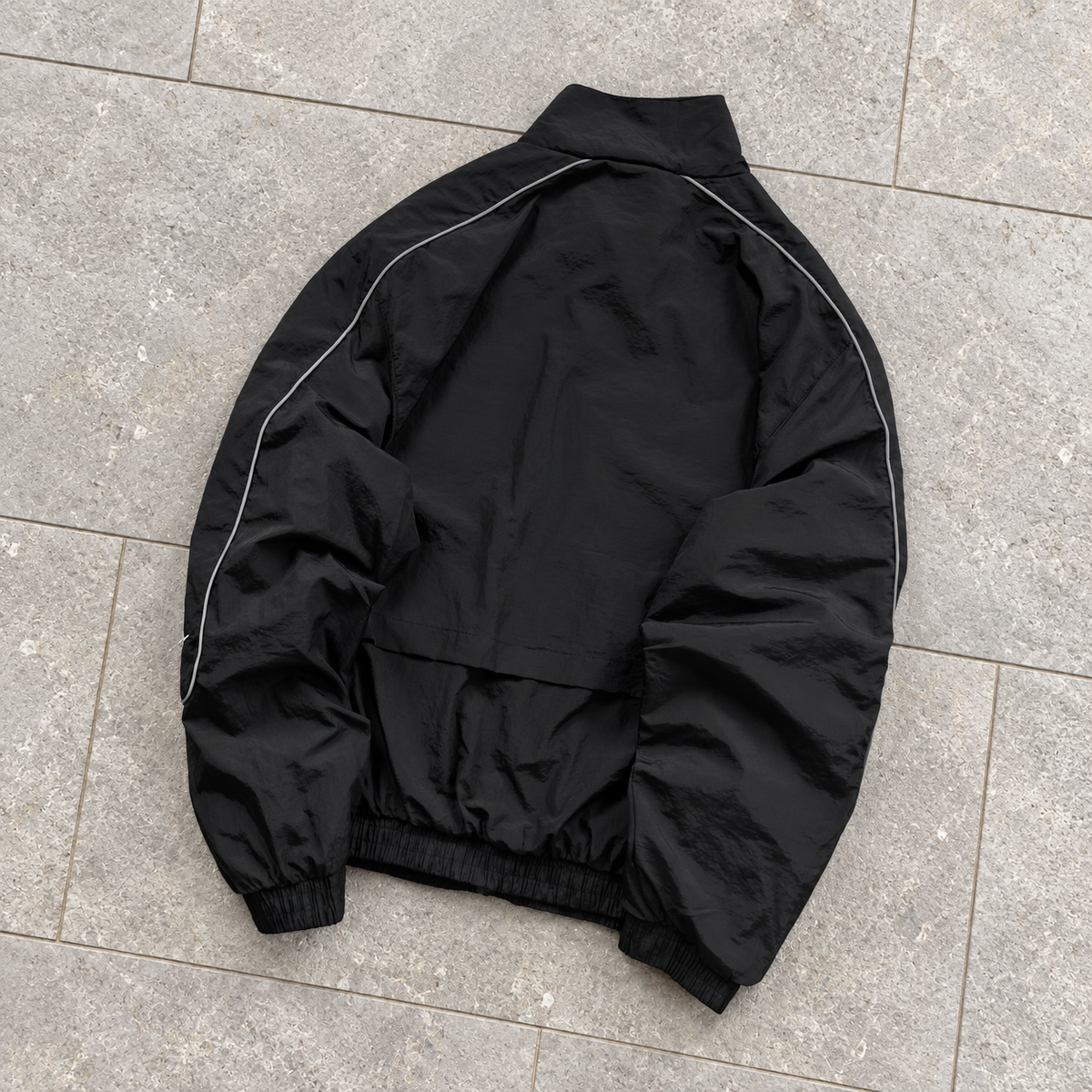 Nike Solo Swoosh Woven Track Jacket Black White