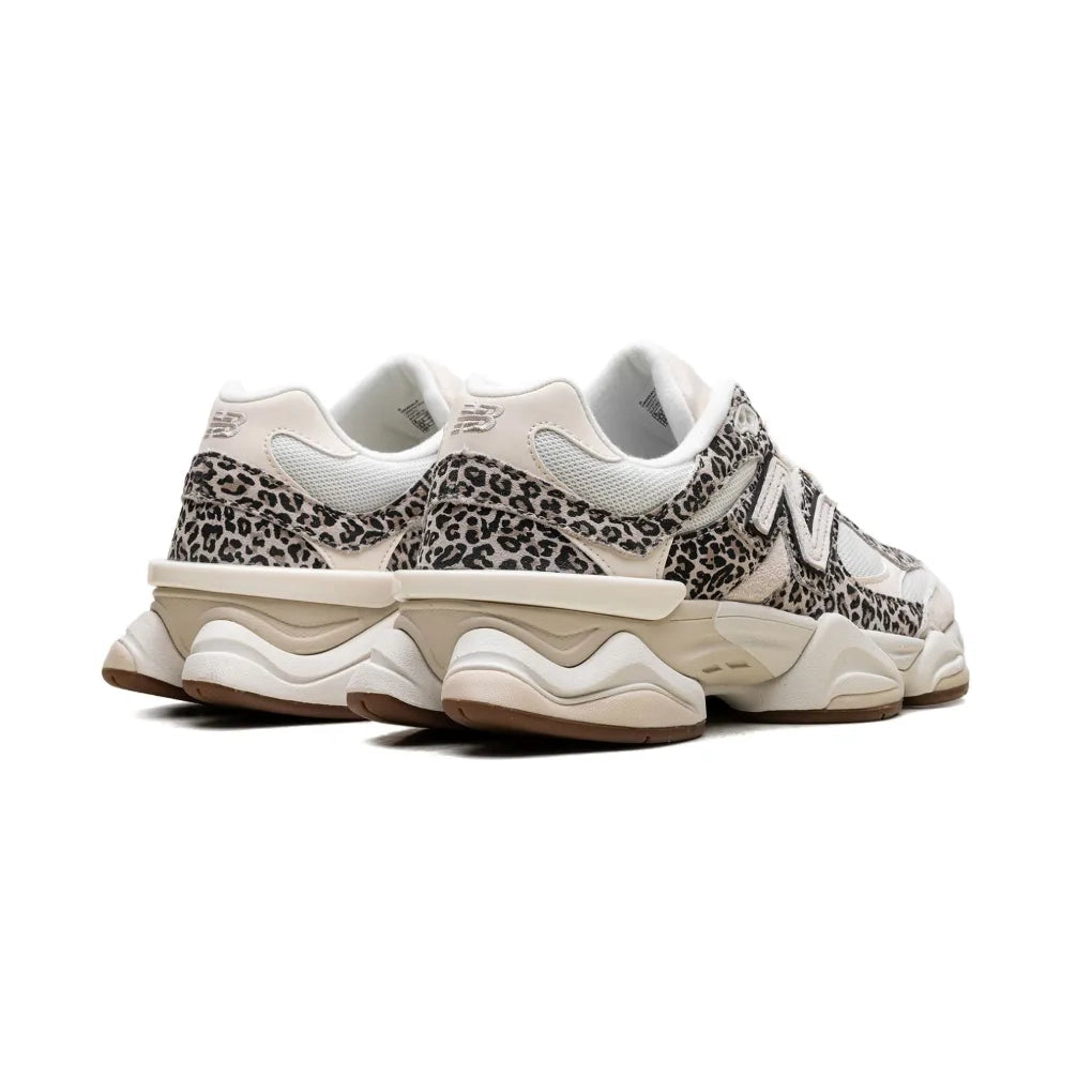 New Balance 9060 Beige Brown Leopard Print
