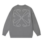 Off-White Sweatshirt Line Arrow print Grey