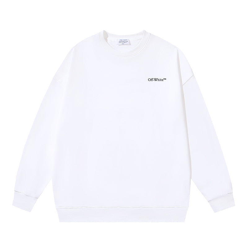 Off-White Sweatshirt Windy Arrow print White