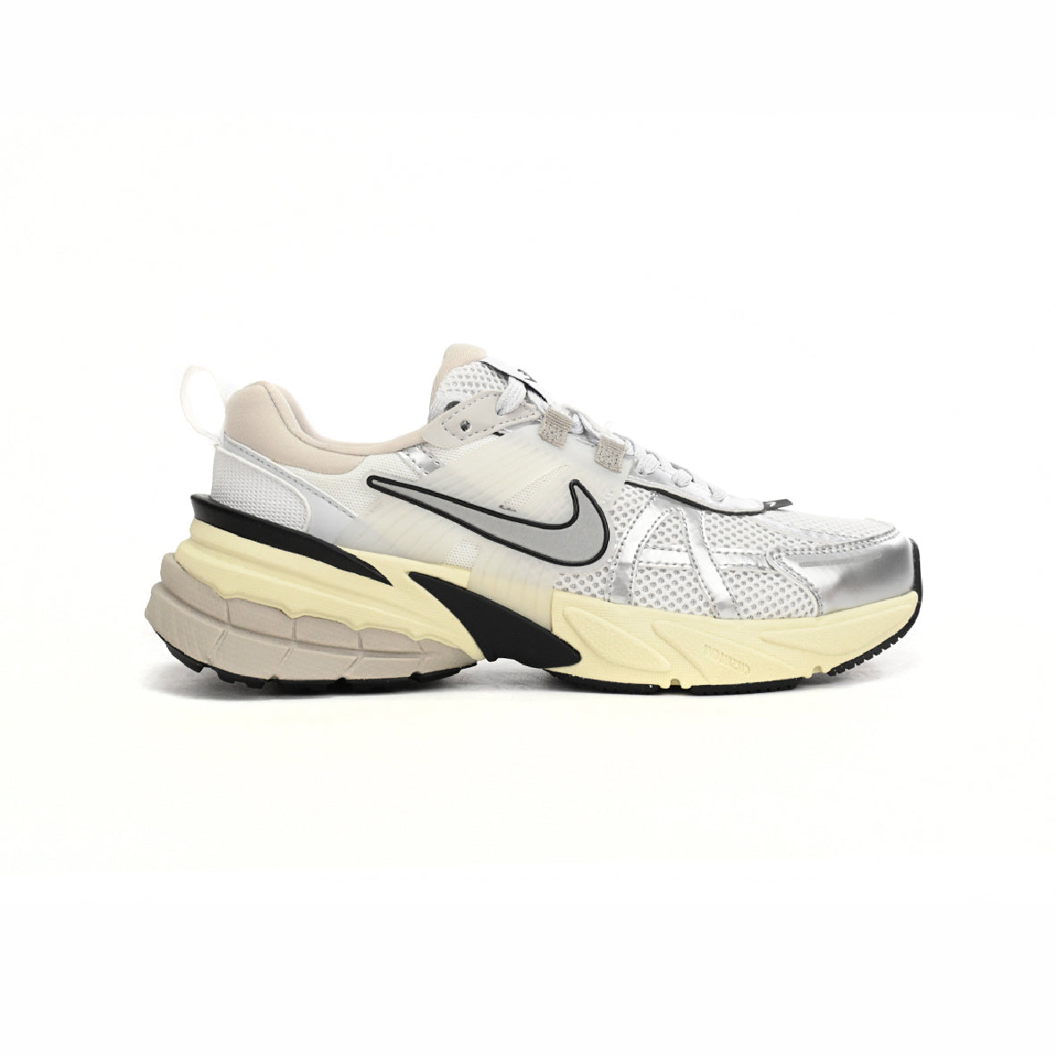 Nike V2K 3XL Summit White and Metallic Silver