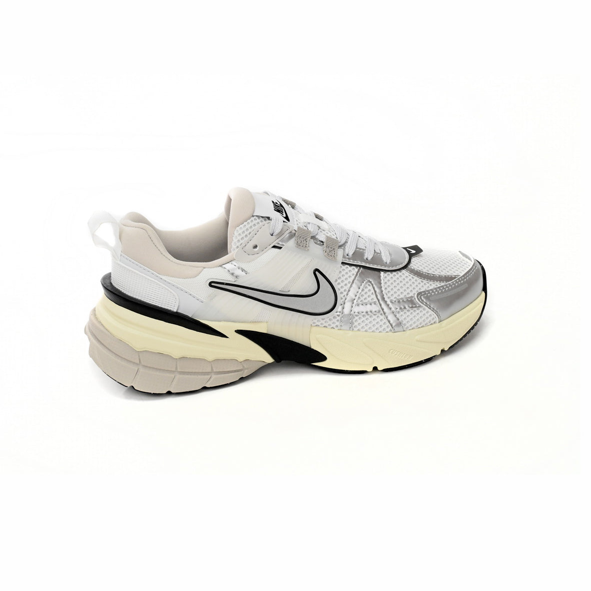Nike V2K 3XL Summit White and Metallic Silver