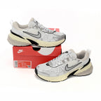 Nike V2K 3XL Summit White and Metallic Silver